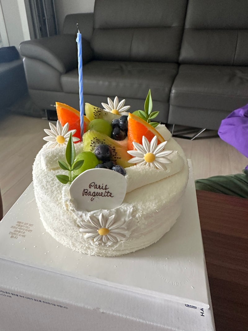 파리바게뜨 우유가득 생크림케이크 1호｜아들 생일케이크로 고른 이유·파리바게트 생일케....