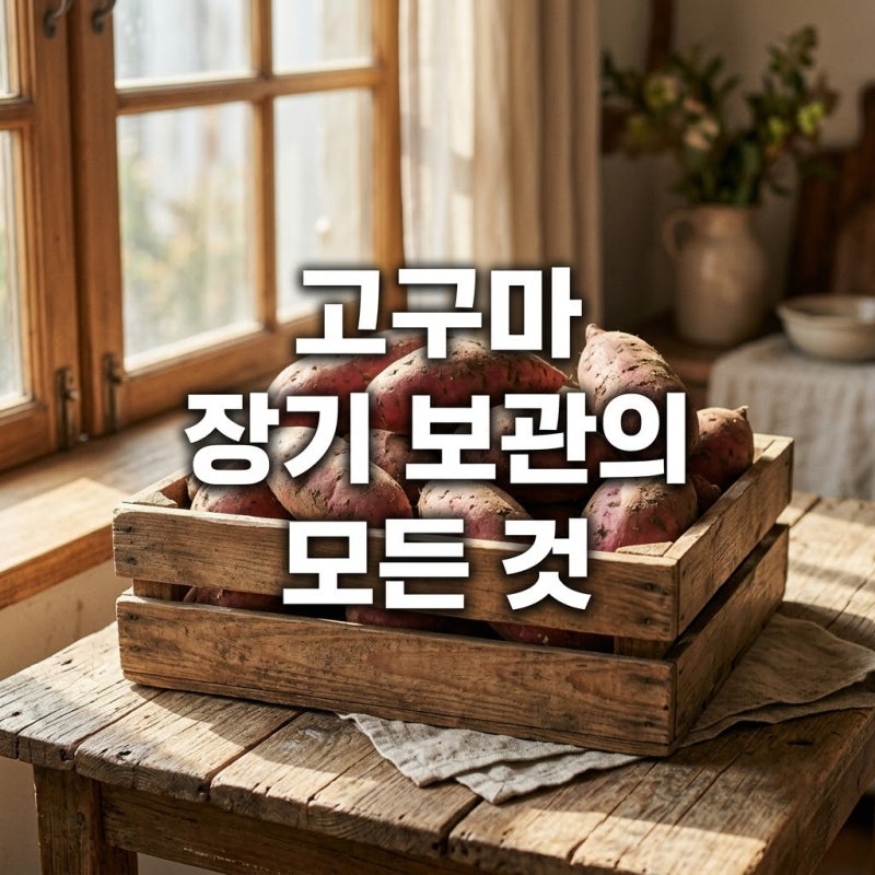 고구마 냉장고에 넣으면 안 될까 오래 두는 보관법과 온도