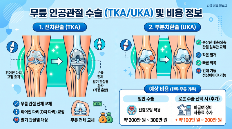 [무릎 인공관절 수술] 비용부터 실비 청구, 후유장해(장해율) 판정 기준까지 총정리