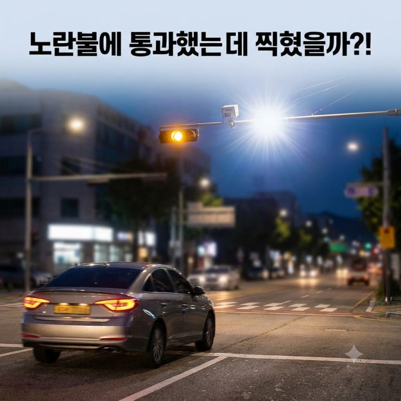 노란불에 지나쳤는데 과속카메라 찍혔을까? 이파인 단속 조회 기준과 벌점 15점 막는 법
