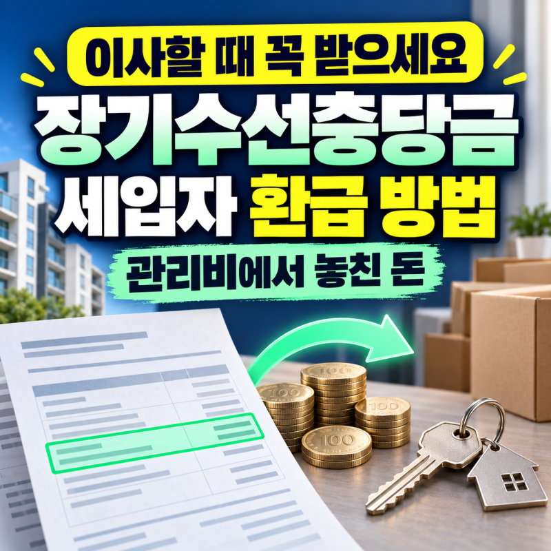 장기수선충당금 반환 방법｜이사할 때 집주인에게 꼭 받아야 할 관리비