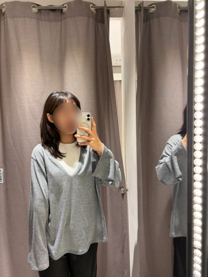 [자라] 딥브이넥 레이어드 니트_ZARA FW 추천템 / 자라 가을겨울 니트 추천 / 자라 쇼핑리스트