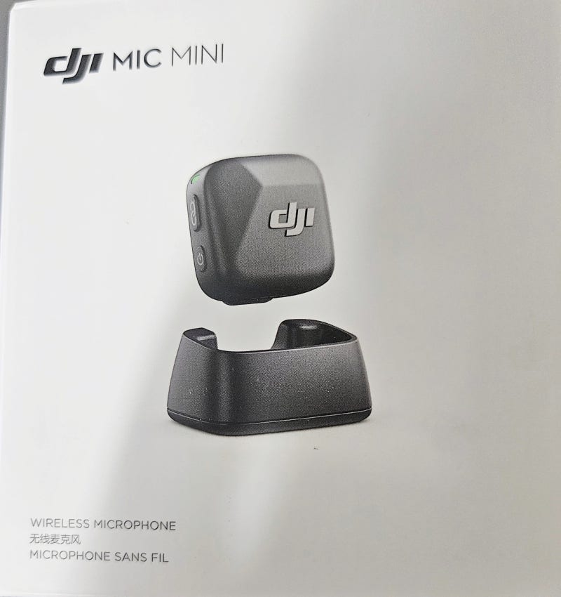 DJI 무선 마이크 미니 송신기 DJI Mic Mini 인피니티 블랙 사용 후기
