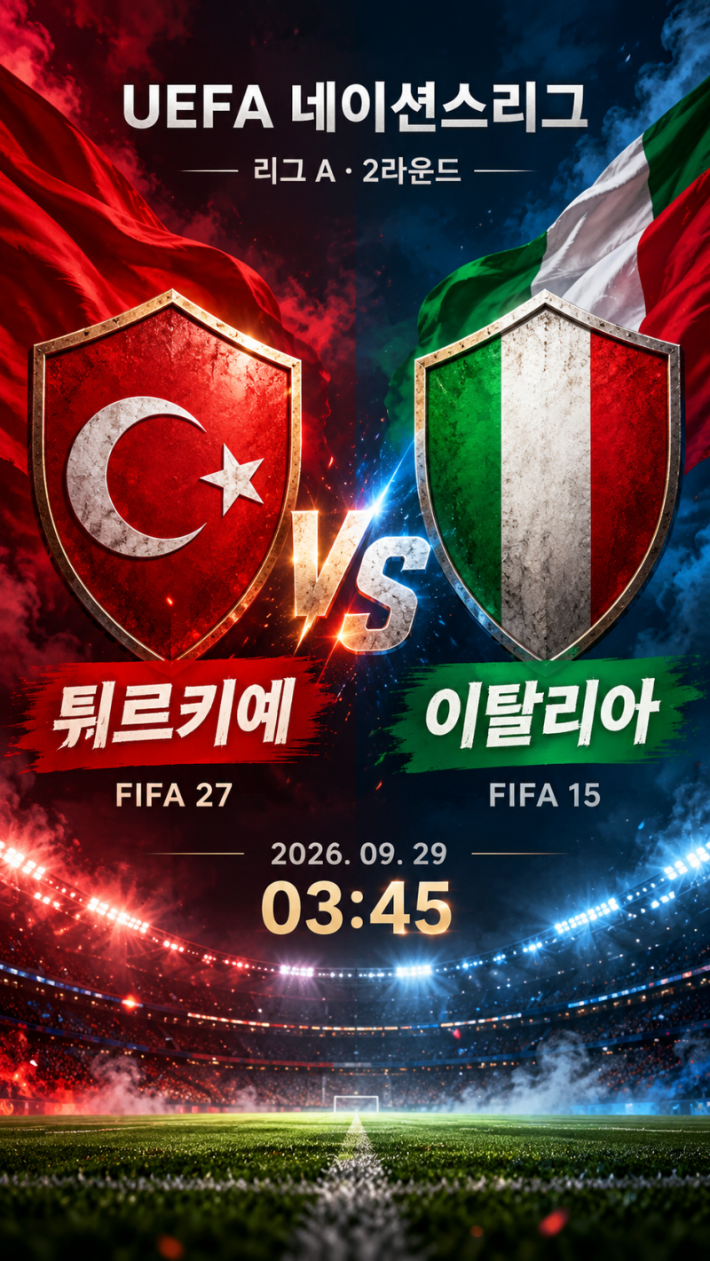 [UEFA 네이션스리그 분석] 튀르키예 vs 이탈리아, 결장자와 로테이션 변수