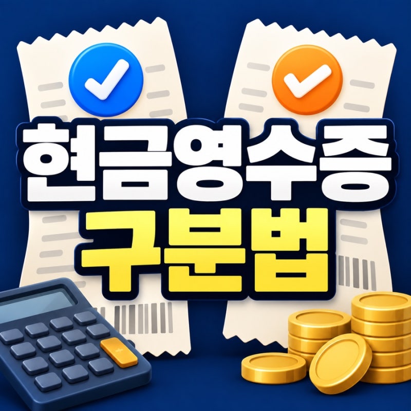 현금영수증 소득공제용과 지출증빙용 차이, 잘못 발급받았을 때 바꾸는 법
