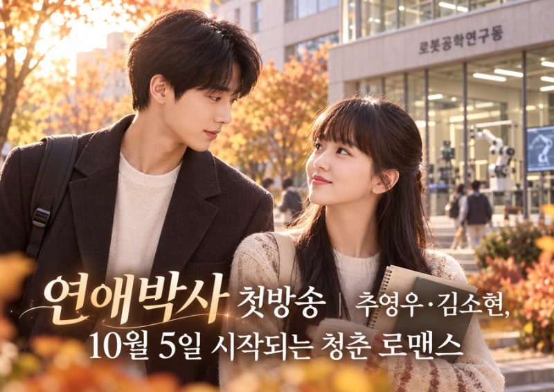 연애박사 첫방송 총정리 추영우·김소현 등장인물·12부작·디즈니플러스! 안판석 감독의 마....
