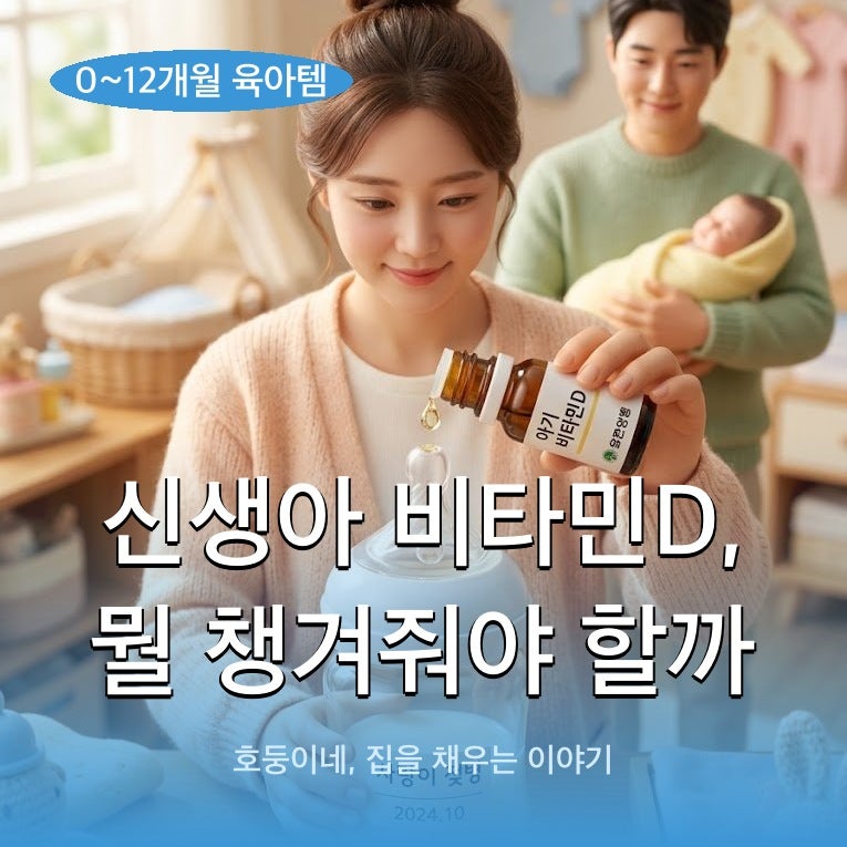 신생아 비타민D, 뭘 챙겨줘야 할까