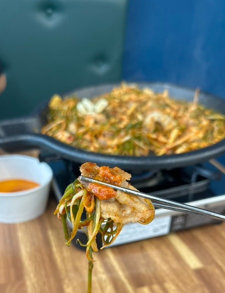 동해 장군시오야끼 본점 대패삼겹살 아기랑외식 찐후기