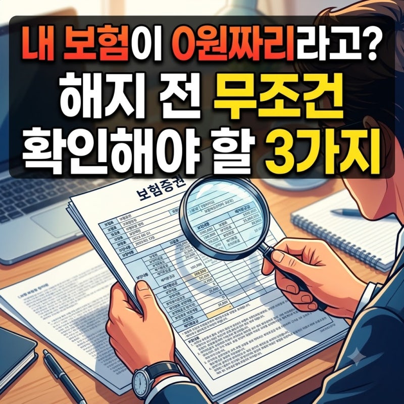 9년 부었는데 해지환급금 0원? 보험 해지환급금이 0원인 진짜 이유 (feat. 보험증권 보는 법)