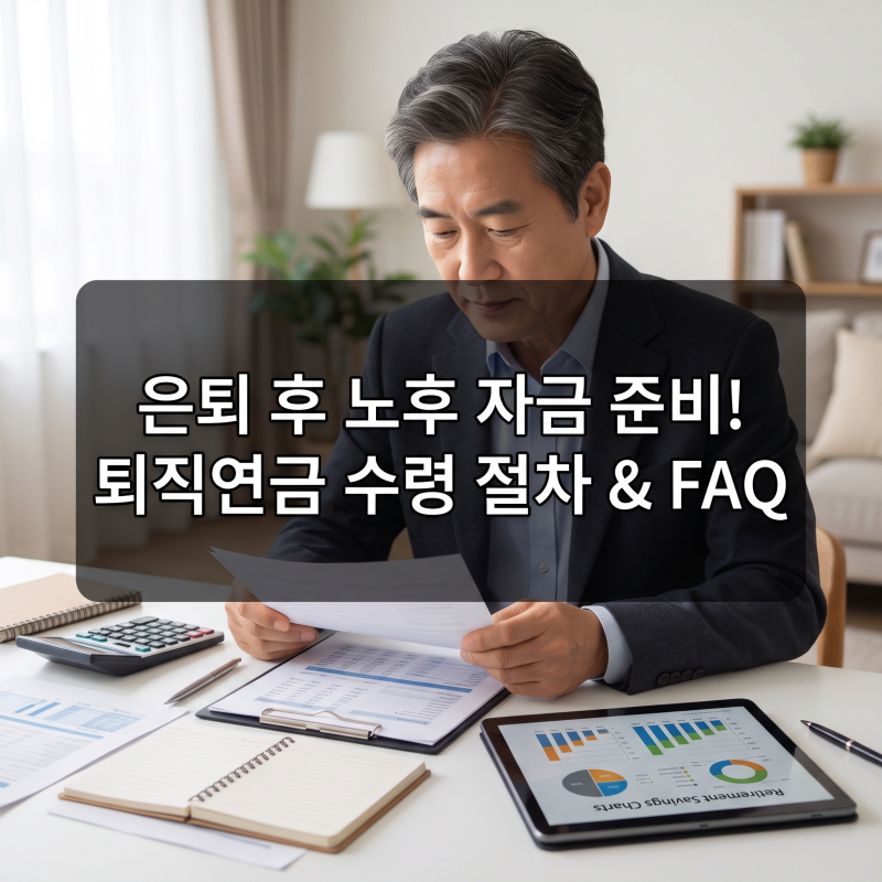 은퇴 후 노후 자금 준비! 퇴직연금 수령 절차 및 FAQ 완벽 가이드