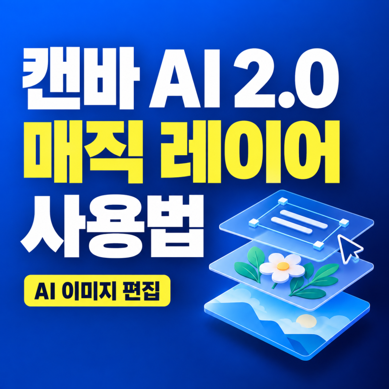 캔바(Canva) AI 2.0 사용법｜매직 레이어로 AI 이미지 편집하는 방법/AI 브랜딩.마케팅 강사 김수....