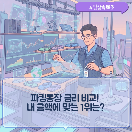 파킹통장 금리 비교! 내 금액에 맞는 1위는?