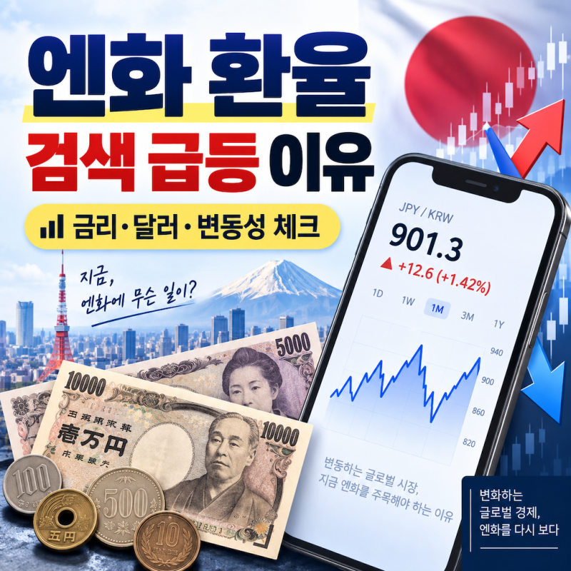 엔화 환율 급등 이유와 최근 전망 정리