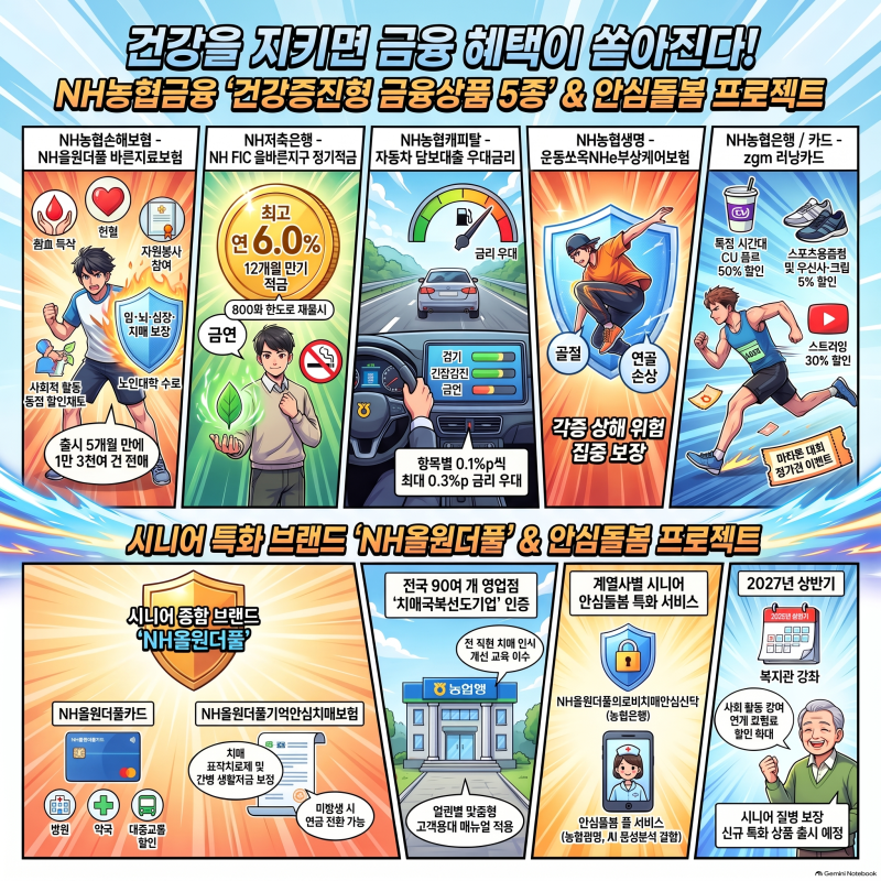 담배 끊으면 금리 더 준다고? 농협 건강증진형 금융상품 5종 총정리
