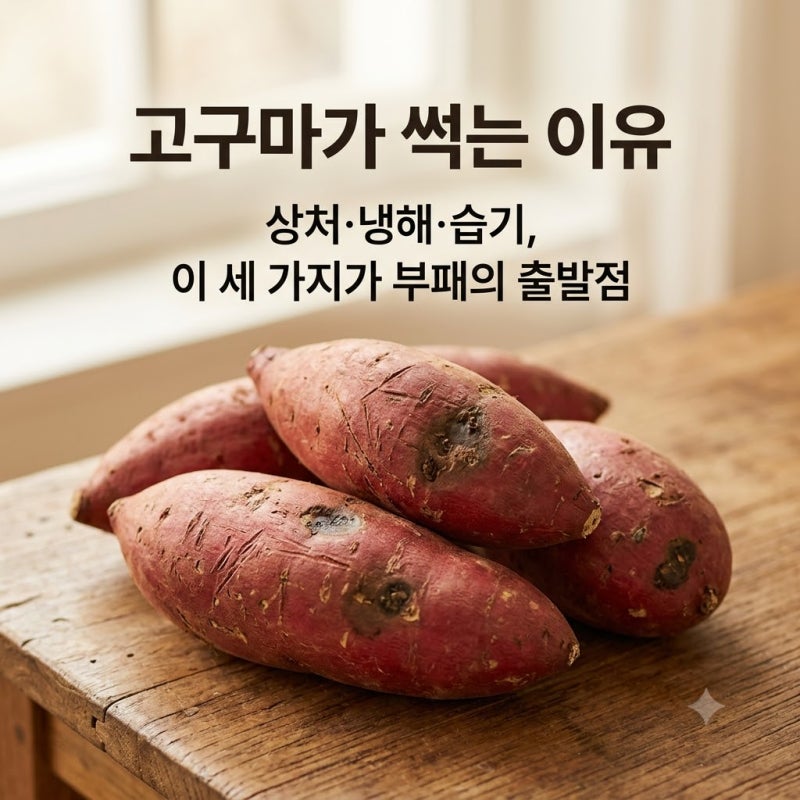 고구마 썩지 않게 보관하는 법: 베란다 큐어링부터 겨울 저장까지 총정리