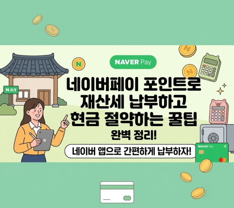 네이버페이 포인트로 재산세 납부하고 알뜰하게 현금 절약하는 꿀팁 완벽 정리! (+네이버 앱 ....