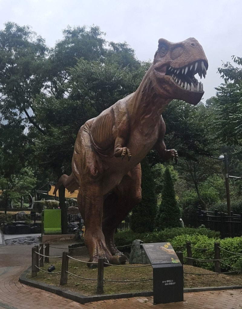 [대구 아이와 가볼만한곳] 진짜 공룡 발자국이 있는 '앞산 고산골 공룡공원' 주차/공룡소개/....