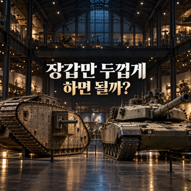전차는 왜 더 무겁게만 만들지 않았을까｜장갑·기동·센서가 바꾼 100년