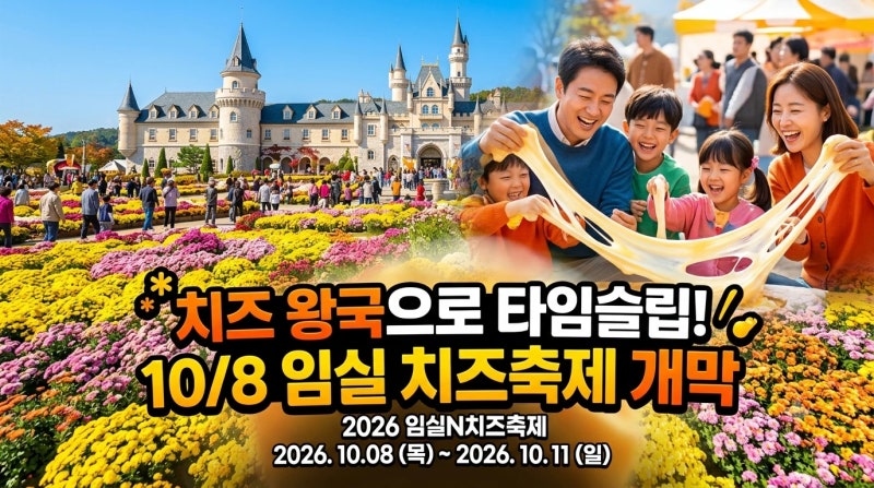 대한민국 치즈 역사를 시작한 임실로 렌더링되다!｜2026 임실N치즈축제 총정리·치즈체험·20% ....