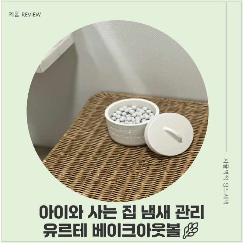 공기정화용 숯 대신 유르테 베이크아웃볼 , 아이와 함께 사는 집 냄새 잡는 법 음식 냄새제거....