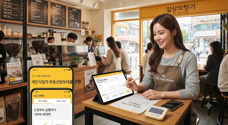 KB국민은행, 연말 '비대면 개인사업자 부동산담보대출' 출격… 시중은행 판도 바꿀까?