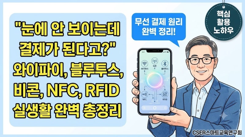지갑 안 꺼냈는데 결제가 된다고? 눈에 안 보이는 무선의 비밀"