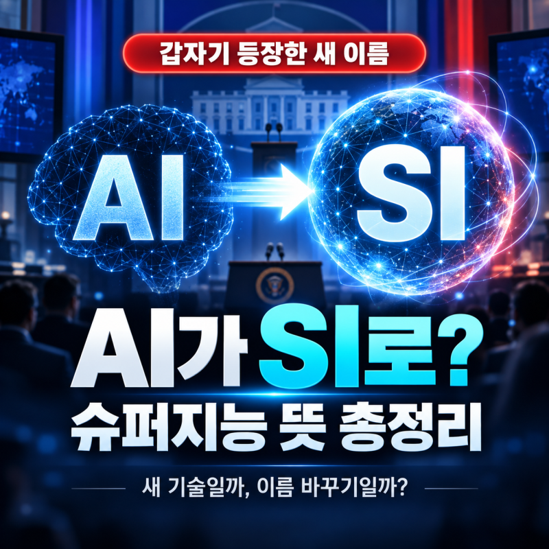 갑자기 나타난 ‘슈퍼지능(SI)’ 뜻｜AI와 뭐가 다르고 왜 지금 화제일까?