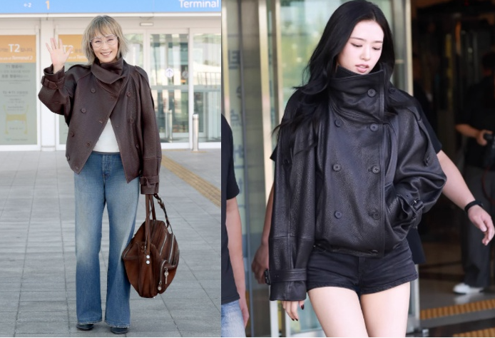 “24살 안유진 vs 50대 이혜영” 같은 480만원 아크네 재킷, 이렇게 다르다고?