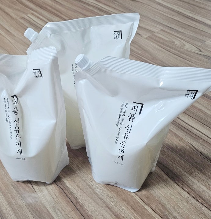 살림백서 퍼퓸 고농축 섬유유연제 리필 2L 3개, 가성비 좋은 데일리 섬유유연제로 만족