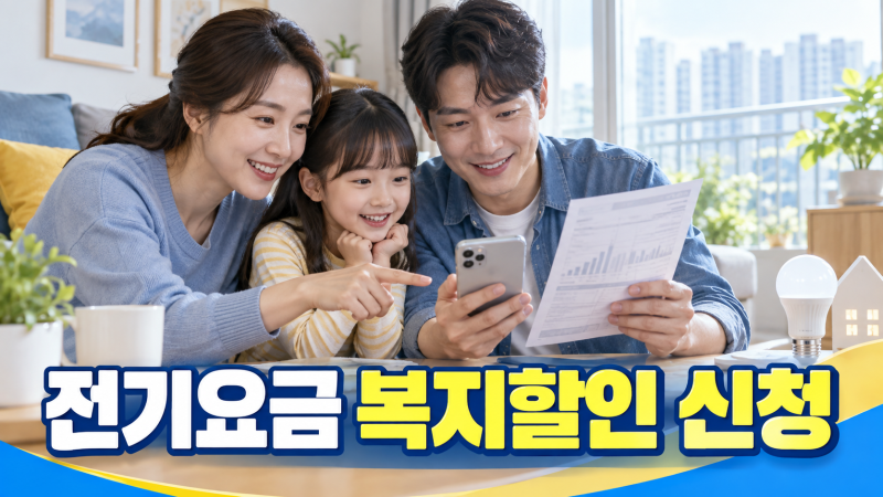 전기요금 복지할인 신청방법｜대상자 조회·한전 고객번호 찾기·적용 확인