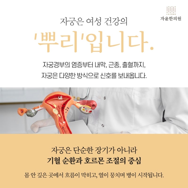노원자궁선근증한의원, 생리통과 출혈만 보지 말고 골반의 묵직함도 살펴보세요