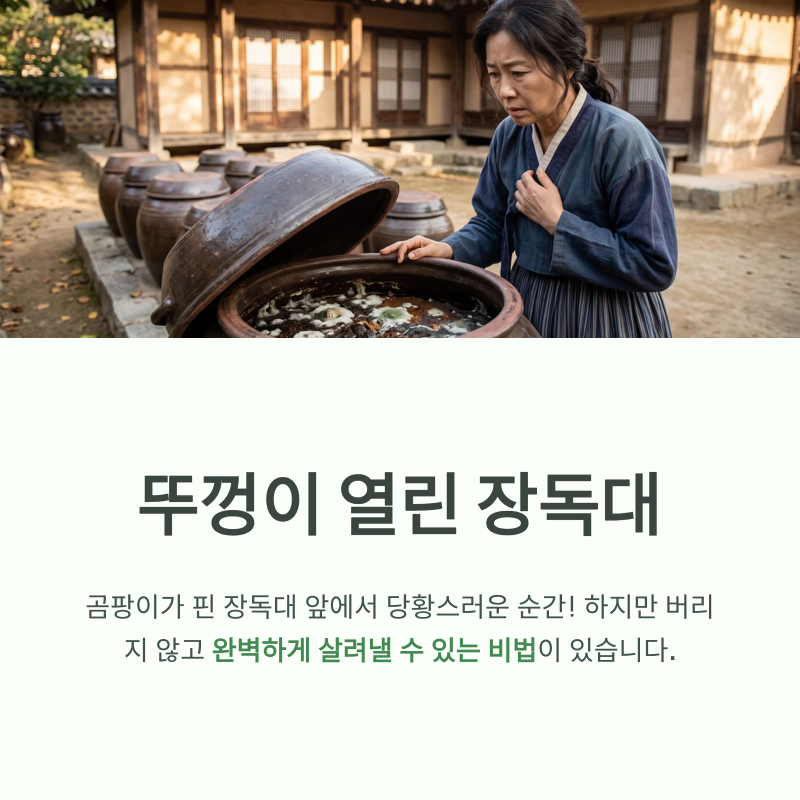 실패한 보리누룩 된장·고추장, 살려낼 수 있는 방법이 있을까?