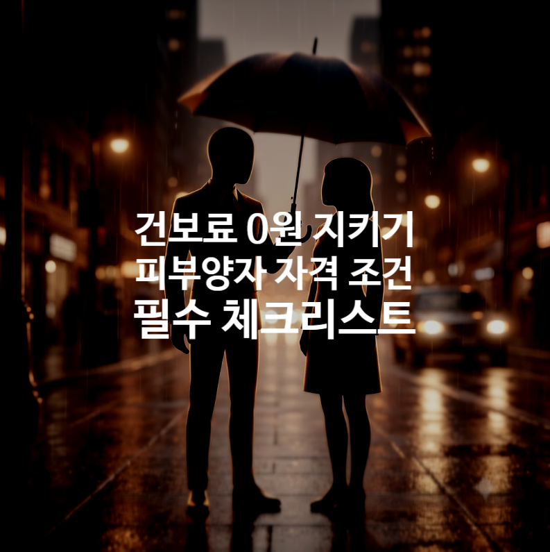 [건강보험 피부양자 총정리] 자격 조건부터 소득·재산 기준까지 완벽 가이드
