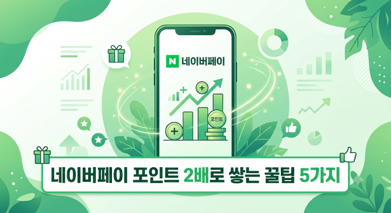 네이버페이 포인트 2배로 불리는 혜택 꿀팁 5가지 총정리