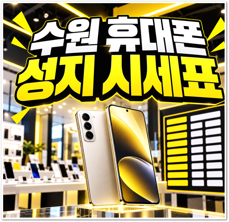 수원 휴대폰 성지 좌표 받기 전 필독! 시세표 조건부터 읽은 찐후기