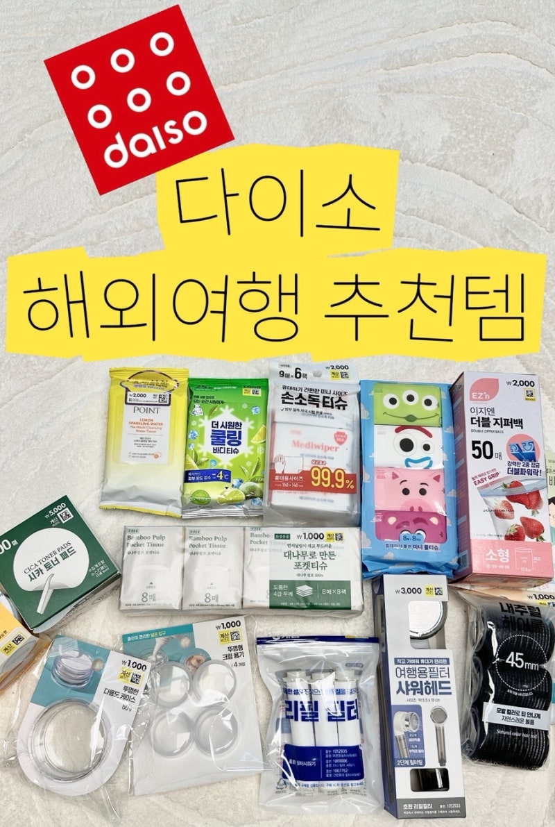 동남아 여행 준비물 추천 다이소에서 꼭 사야 할 해외여행 필수템 보조배터리 규정