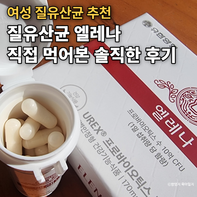 여성 질유산균 추천｜질유산균 엘레나 직접 먹어본 솔직한 후기