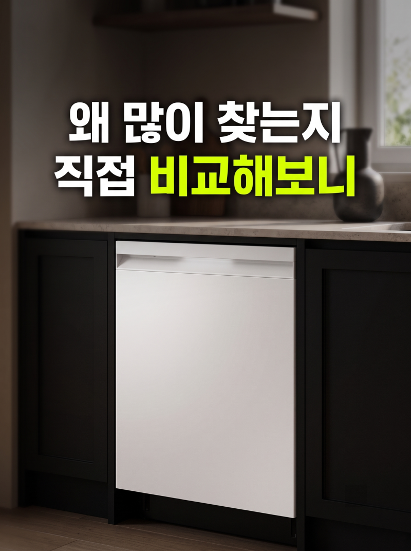 식기 소독까지 확실할까? 삼성 비스포크 AI 식기세척기 14인용 직접 써본 후기