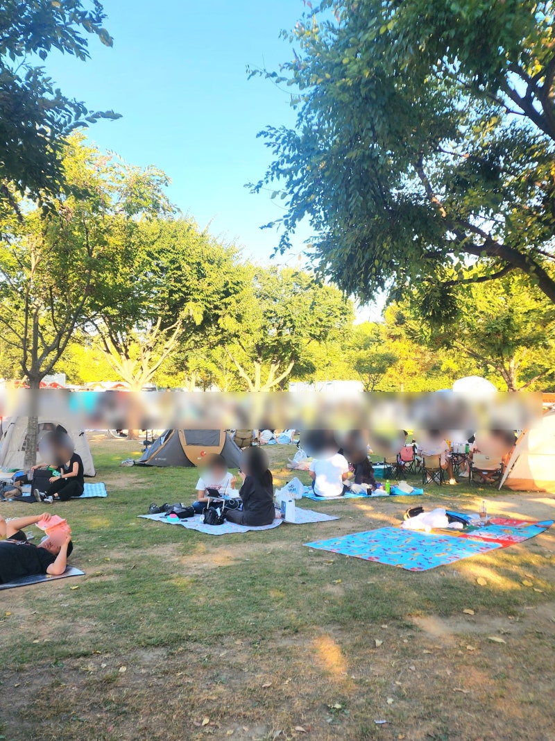 Jamsil Hangang Park Tent Picnic: Delivery Zone, Ramen, Parking Lot, Bicycle Rental - My Review