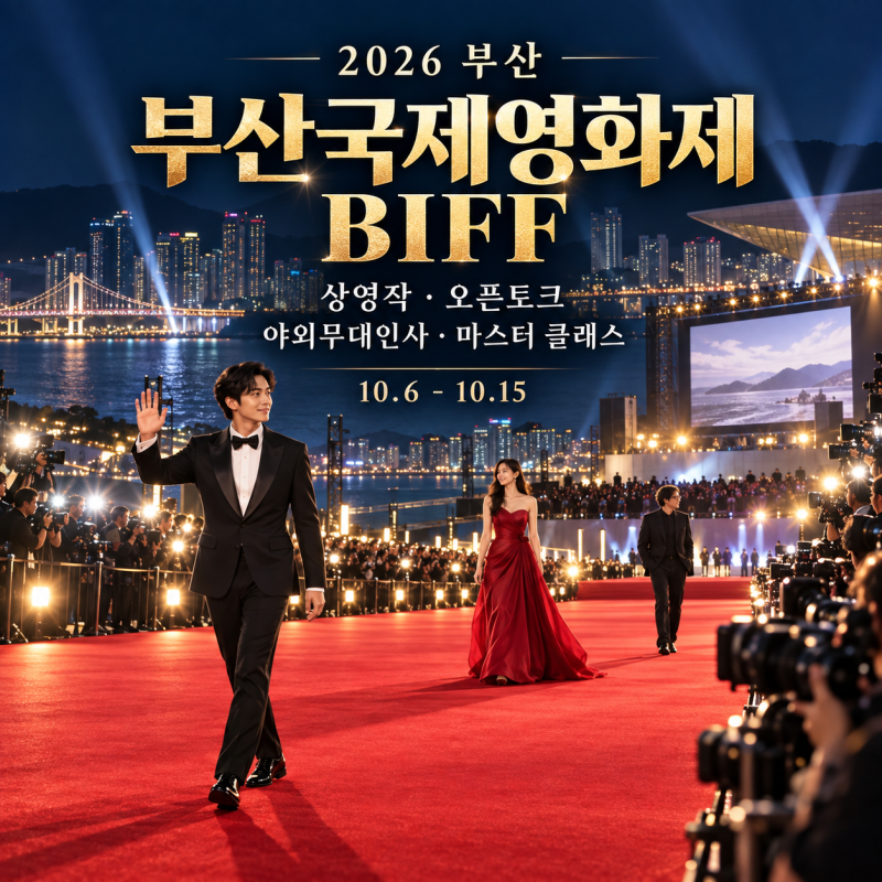 [2026 Busan] Busan International Film Festival BIFF: Screenings, Open Talks, Outdoor Stage Greetings, and Master Classes