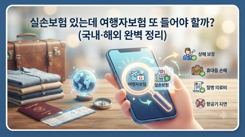 실손보험이 있는데 여행자 보험을 또 들어야 할까? (국내/해외 완벽 정리)