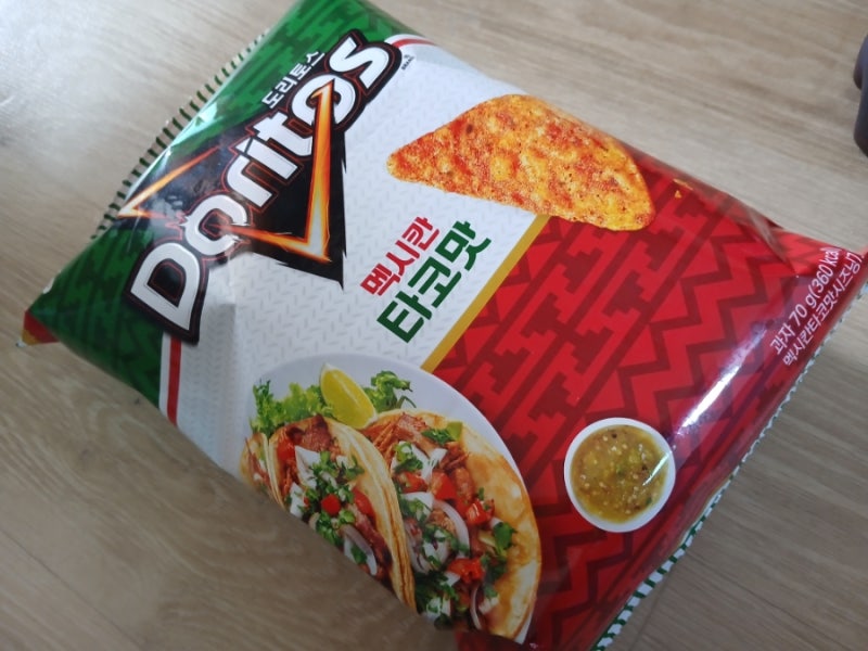 편의점 신상과자 [도리토스 멕시칸타코맛] 멕시코하면 생각나는 맛과 냄새임