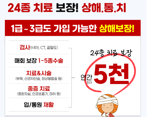 검사부터 재활까지 메리츠화재 상해통합치료비 보험