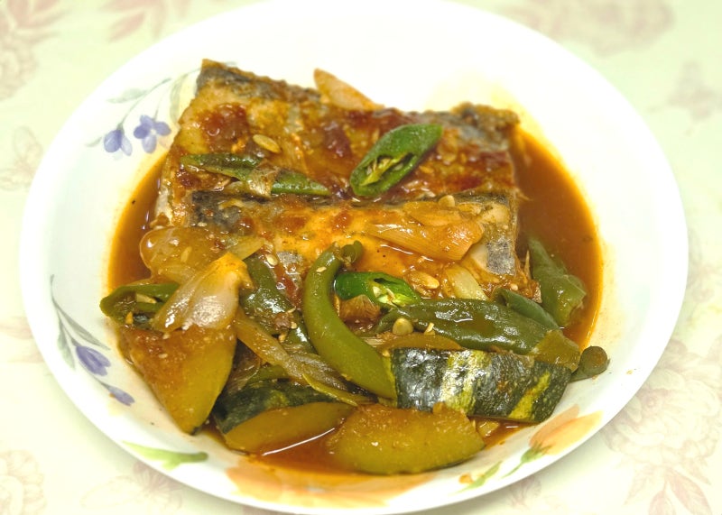가을제철 둥근 호박 듬뿍 넣은 칼칼한 갈치조림 맛있게 만드는법