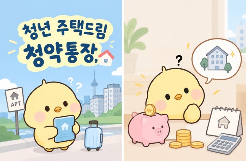 ‘청년 주택드림 청약통장’이 뭐야? 은행마다 다른 거야?｜청약 처음이라면 이것부터!