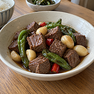 소고기고추장조림 만들기｜꽈리고추와 마늘로 맛낸 밥반찬