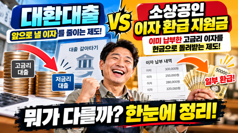 [2탄] 이미 낸 이자 돌려받자! 소상공인 이자 환급(캐시백) 지원금 총정리
