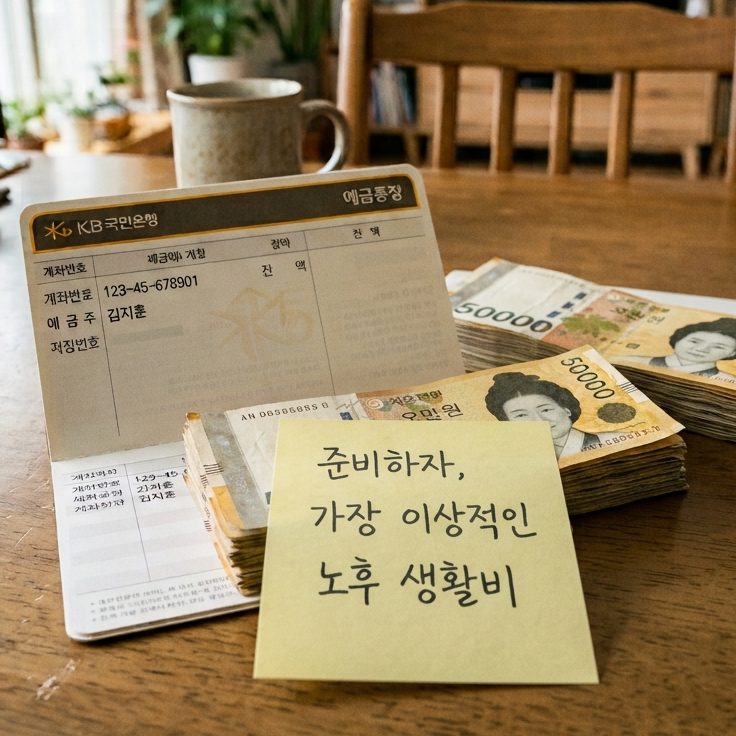 "50세에 이 돈 없으면" 노후 준비 다시 봐야 합니다… 50대가 생각한 노후생활비는?