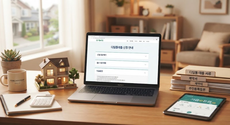 디딤돌 대출 신청 방법 및 은행 방문 전 필수 서류 총정리