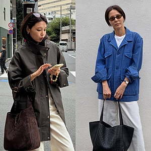 가을 아우터 추천! 수영, 김나영이 입은 워크자켓은? (온앤온, 르몽생미셸)